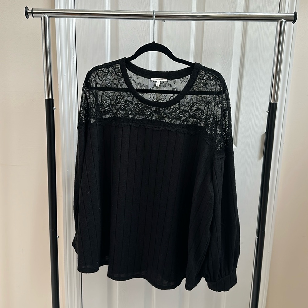 Maurices 4x Lace Long sleeve black